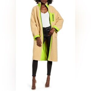 longline teddy coat